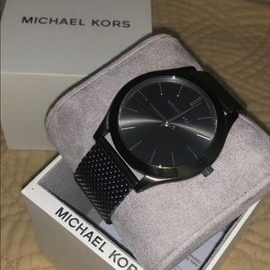 Michael Kors Olive Tone Mesh Watch